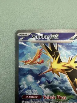 Pokemon TCG Zapdos 202/165 SV 151 English Illustration Rare NM/MINT - Image 4