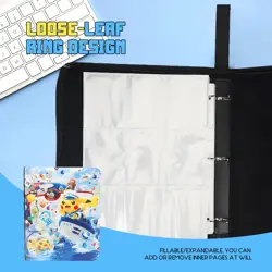 Card Binder 900 Cards Collection Card Holder PU Trading Card Album Waterproof - Image 3