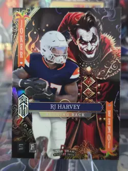 2025 Wild Card 5 Card Draw Jokers Wild Rj Harvey #SDNJ-RHNct5 True 1 Of 1 1/1 - Image 1