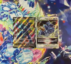 Pokemon TCG Sword & Shield Origin Forme Dialga SWSH255 & 256 - Both Near Mint - Image 1