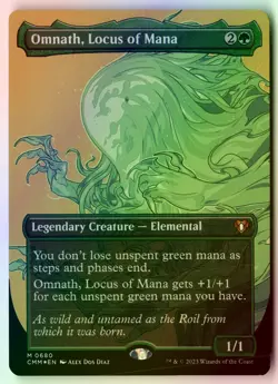 MTG Omnath, Locus of Mana Foil Commander Masters Magic The Gathering - Image 1