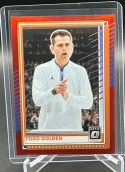 2025/26 Panini Donruss Basketball Optic Red Holo TODD GOLDEN 26/99 #195 - Image 1