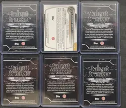2025 Bowman Purdue (6) Card Lot -Braden Smith Reptilian+5 Talent Trackers-Pacers - Image 2