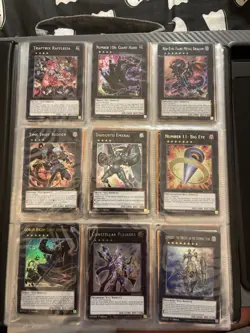Yu-Gi-Oh Binder Collection 180 Holos Rare Ultra Secret Xyz Cards Lot - Image 1