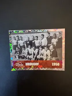 2026 Panini FIFA World Cup Sticker FWC 10 1950 Champions FOIL Uruguay - Image 1