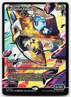 Salvation Engine (Foil Japan Showcase) - NM - DFT Aetherdrift # 397 - MTG Magic - Image 1
