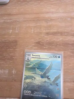 Pokemon TCG Swanna Card 110/086 White Flare Illustration Rare NEAR MINT - Image 3