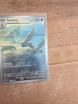 Pokemon TCG Swanna Card 110/086 White Flare Illustration Rare NEAR MINT - Image 5
