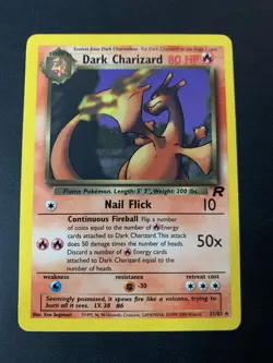 Pokemon TCG Dark Charizard 21/82 Team Rocket LP - Image 1