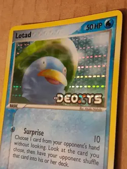 Pokemon Lotad 35/107 Deoxys Reverse Holo Rare LP See Pictures - Image 2