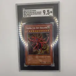 Slifer the Sky Dragon - Secret Rare - GBI-001 - Game Boy Promo - SGC 9.5 PSA - Image 1