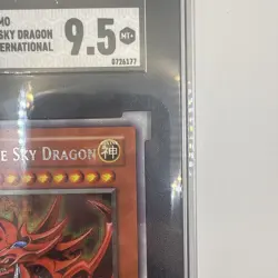Slifer the Sky Dragon - Secret Rare - GBI-001 - Game Boy Promo - SGC 9.5 PSA - Image 3