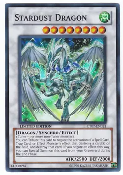 YUGIOH • Drago Polvere di Stelle Stardust Dragon • CT07-EN021 NM SUPER RARA - Image 1
