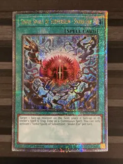 Yugioh | Sinful Spoils of Subversion - Snake-Eye | DUNE | QCR | 1st | NM - Image 1