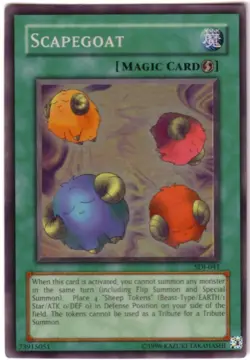 YUGIOH • Capro Espiatorio Scapegoat • SUPER RARA SDJ-041 - Image 1