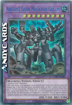Golem Megatonico-Ingranaggio Antico Ultra Blu • LDS1 EN088 Yugioh! • INGLESE • - Image 1