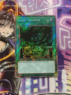 Yugioh Giant Trunade Platinum Secret Rare RA03 - Image 1