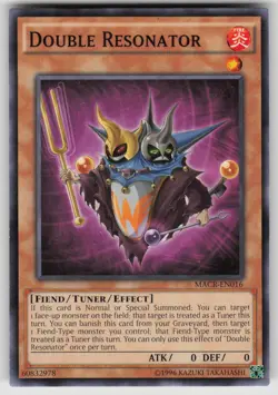 Double Resonator MACR-EN016 Maximum Crisis Yu-Gi-Oh Unlimited NM - Image 1