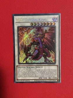 Yugioh The Crimson King BLZD-EN036 Secret Rare 1st Edition NM - Image 1