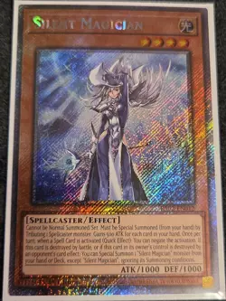 Yugioh! - Silent Magician - RA02-EN012 - Platinum Secret Rare - NM/M - NEW - Image 1