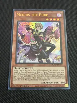 Yugioh! Medius the Pure DUAD-EN008 Duelist Advance 1st Edition Ultra Rare NM - Image 1