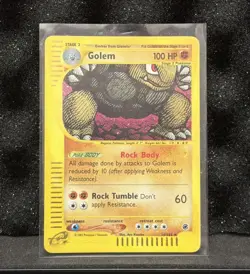 Pokemon TCG Golem Expedition Base Set Holo Rare Card 14/165 - Image 1