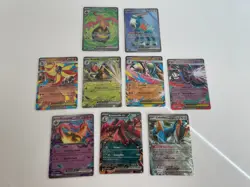 Pokemon TCG Chaos Rising Illustration Rare & EX Set- 9 Card Lot - Full Art Holo - Image 1