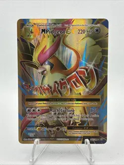 Holo Pokemon TCG M Pidgeot EX Full Art Ultra Rare Card 105/108 XY Evolutions LP - Image 1