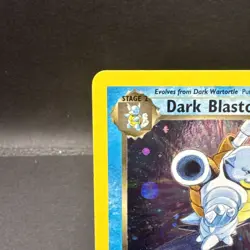 Pokemon Dark Blastoise Holo Rare TCG Card 3/82 Near Mint/LP Condition SWIRL -g - Image 2