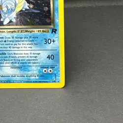 Pokemon Dark Blastoise Holo Rare TCG Card 3/82 Near Mint/LP Condition SWIRL -g - Image 5