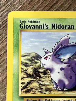 Pokemon GIOVANNI'S NIDORAN Card GYM CHALLENGE Set 76/132 COMMON (Unlimited) - Image 5