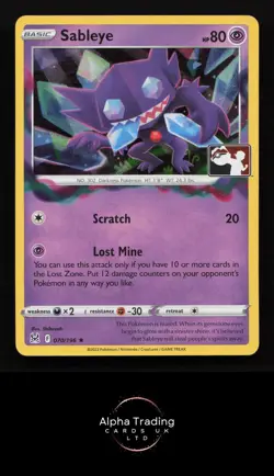 Sableye 070/196 Rare Prize Pack Series Cards Pokemon Holo Near Mint - Image 1