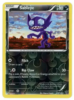 Sableye Reverse Holo 68/146 XY Base Set Pokemon Card - Image 1