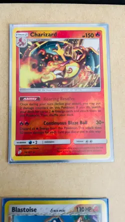 Charizard Reverse Holo Rare Pokemon Card, Team Up, 14/181 NM - Image 1