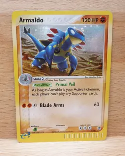 Pokemon TCG EX Sandstorm Armaldo Holo Rare Card 1/100 WOTC 2003 LP - Image 1