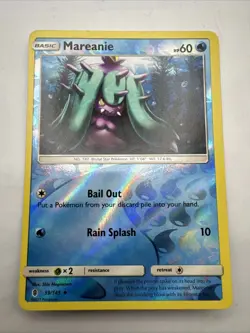 Mareanie 39/145 - Guardians Rising - Reverse Holo Pokemon Card - Near Mint - Image 1