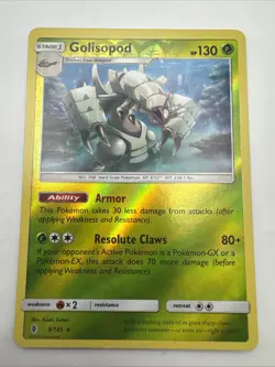 Pokemon Card Golisopod Guardians Rising Reverse Holo 9/145 Near Mint - Image 1
