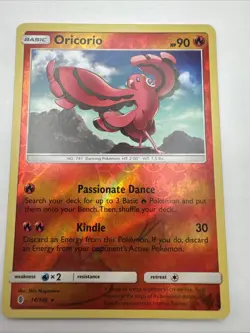 Oricorio (Reverse Holo) - Guardians Rising 14/145 Rare Pokemon Card Near Mint - Image 1