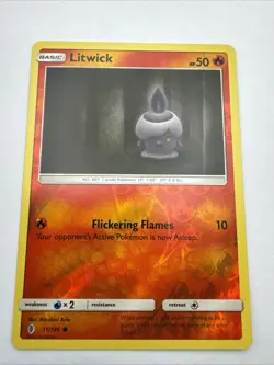 Pokemon Card - Litwick Guardians Rising - Reverse Holo 11/145 - Image 1