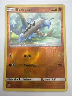 Pokemon card Barboach 70/145 Reverse Holo Guardians Rising Near Mint - Image 1