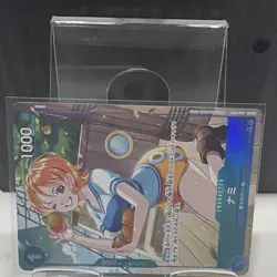 Bandai One Piece Card Game Nami Promo P-053 Parallel Foil Cost 1 JP - Image 2