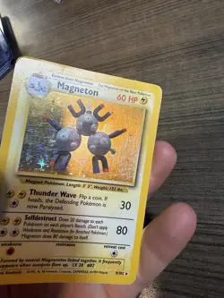 Magneton Base Set #009/102 Holo Rare Pokemon Card - Image 3
