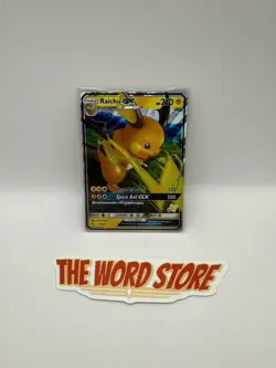 Raichu GX - 20/68 - Pokemon Hidden Fates Sun & Moon Ultra Rare Card NM - Image 1