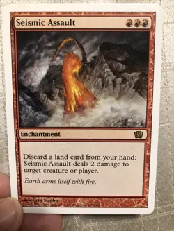 1x Seismic Assault | 8th Edition | MTG Magic the Gathering Cards - Image 1