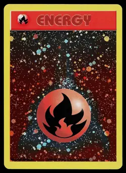 Pokemon Card - Fire Energy WotC 2002 League Promo Energize Holo Promo - Image 1