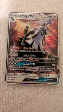 Silvally GX 90/111 S&M Crimson Invasion Holo Ultra Rare Pokemon Card 2017 - Image 1
