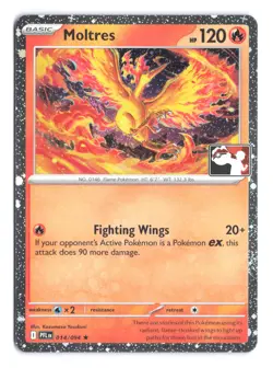 Pokemon Moltres Phantasmal Flames 014/094 Prize Pack Series 9 Holo - Image 1