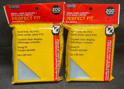 EvoRetro 400 Perfect Fit 64 x 89MM Trading Card Sleeves BRAND NEW - Image 1