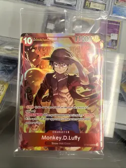 Monkey.D.Luffy ST10-006 SR NEW Sealed Promo Card Treasure Booster - Image 1