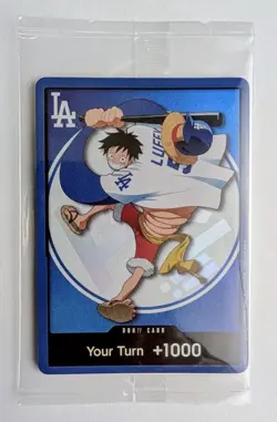 Dodgers One Piece CCG Don!! Card Monkey D. Luffy Foil Promo 2026 - Image 1